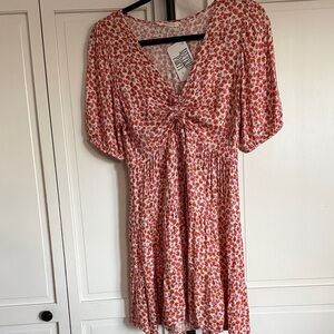GUC Lush M Babydoll Dress with front Ruching
